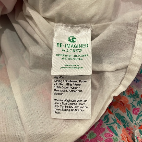 Crewcuts girl’s dress in floral stripe size 4 - Picture 4 of 6